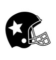 american football helmet vector image