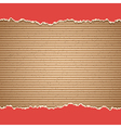 cardboard background vector image