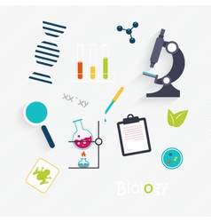 Science tool and frame Royalty Free Vector Image