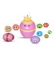 eggs princess vector image vector image