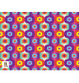 pattern animal and flower vector image vector image