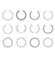 laurel wreaths vector image