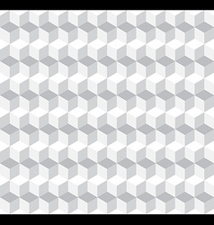 Abstract isometric 3d cube pattern background Vector Image
