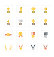 icon trophy and medal vector image