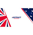 abstract background with australian flag colors vector image