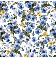 blue flowers 4 vector image