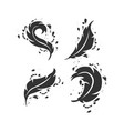 light logo lettering with image gradient vector image vector image