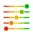 customer service satisfaction survey form quality vector image vector image