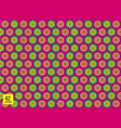 pattern animal and flower vector image vector image