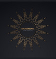luxury islamic background with mandala vector image vector image