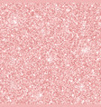 rose gold glitter seamless pattern vector image vector image
