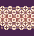 pattern animal and flower vector image vector image