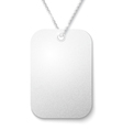 identity tag vector image