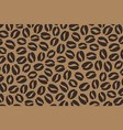 black coffee pattern vector image