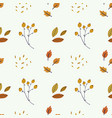 cute and cozy autumn seamless pattern vector image