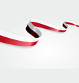 polish flag background vector image