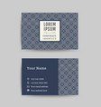 business card art deco design template 05 vector image vector image