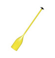 paddle in yellow design vector image