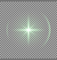 Shining Star On Transparent Background Golden Vector Image