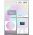 business templates for brochure flyer report vector image