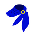 business woman neck scarf icon vector image