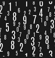 seamless pattern with the numbers vector image