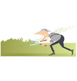 gardener cartoon vector image