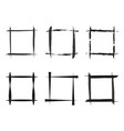 black squares of the frame vector image vector image