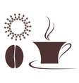 coffee vector image vector image
