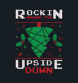 funny christmas graphic print t shirt design vector image