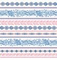 tribal mexican vintage ethnic seamless pattern vector image