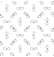 eyeglasses seamless pattern vector image