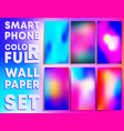colorful gradient texture wallpaper templates vector image