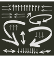 hand drawn arrows vector image vector image