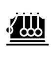 impact business ethics glyph icon vector image