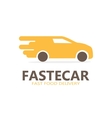 logo of fast delivery vector image