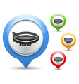 airship icon vector image vector image