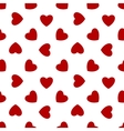 red hearts - seamless pattern vector image vector image