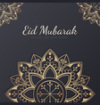 eid mubarak celebratory vector image vector image