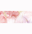 abstract fluid art with alcohol ink technique vector image