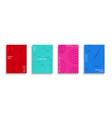 set colorful covers with gradient vector image