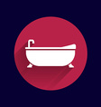 bathtub bath icon button logo symbol concept vector image
