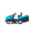 tractor lawn mower vector image vector image