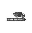 Free delivery free shipping Royalty Free Vector Image