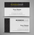 business card set vector image vector image