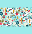 collection house plants in pots vector image