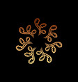 ethnic logo the circular simple vector image