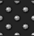 seamless pattern with 3d realistic gemstone vector image vector image