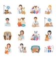 veterinary icon flat vector image