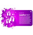 holiday gifts vector image
